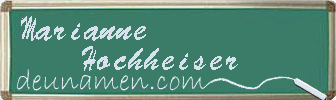 Marianne Hochheiser Visitenkarte